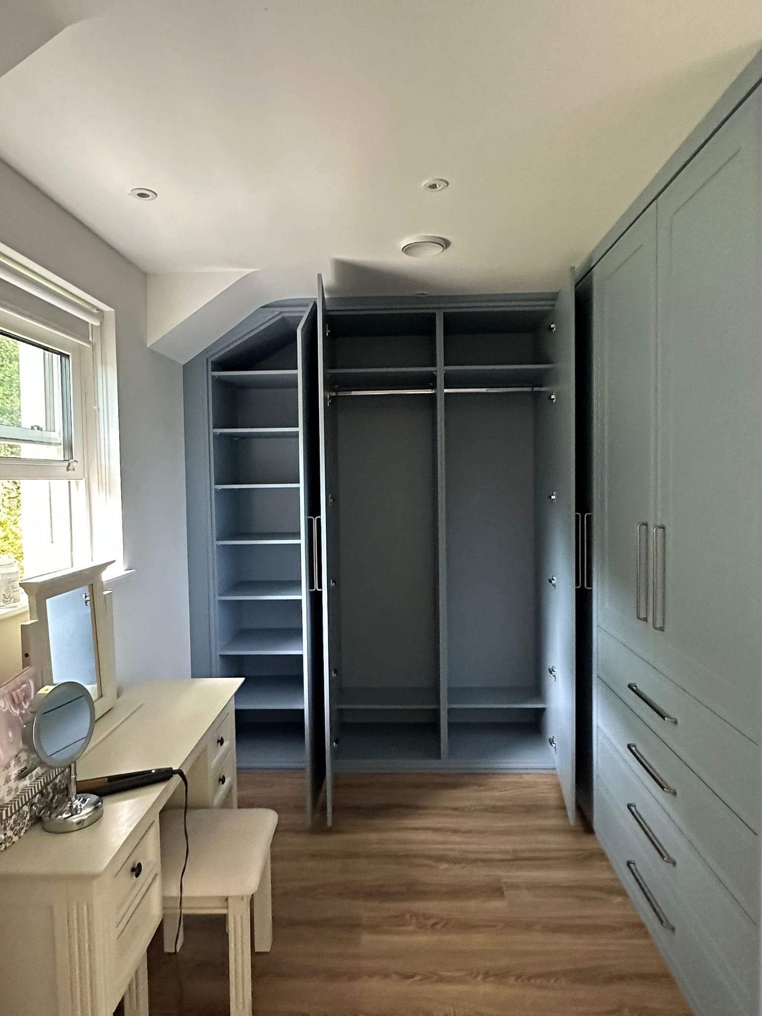 Denim Blue Walk-In Wardrobe