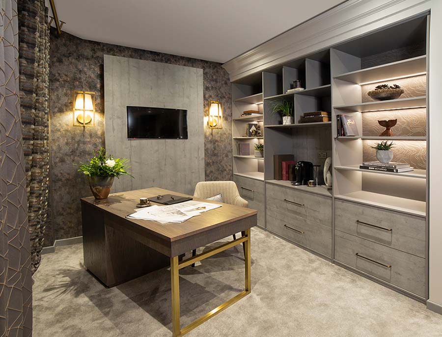 unit with drawers and home officer desk