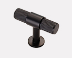 knurled tbar black handle